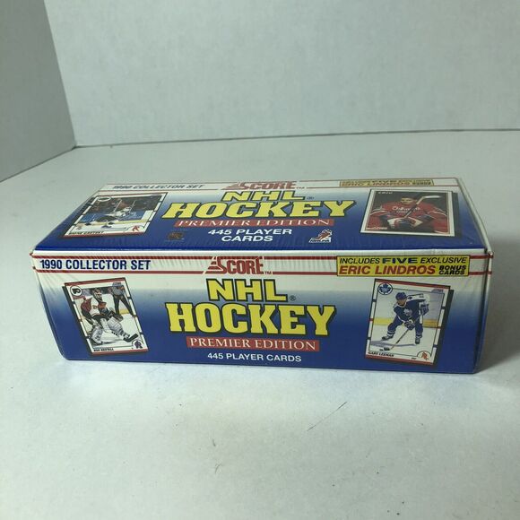 Score Cards NHL‎ Hockey Collector Set 1990 Factory Sealed 445 Lindros Premier D3 - Picture 2 of 7